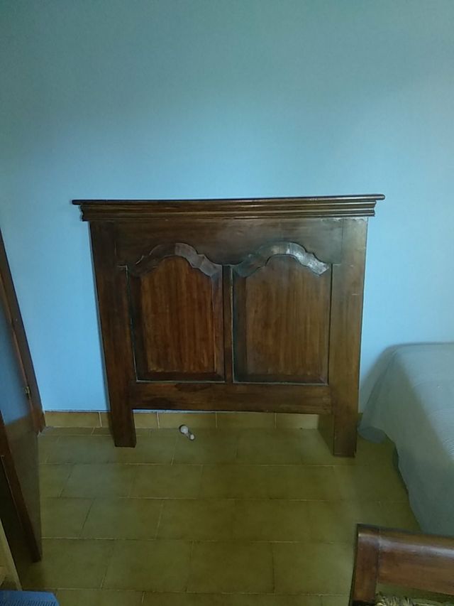 Cabecero cama madera maciza