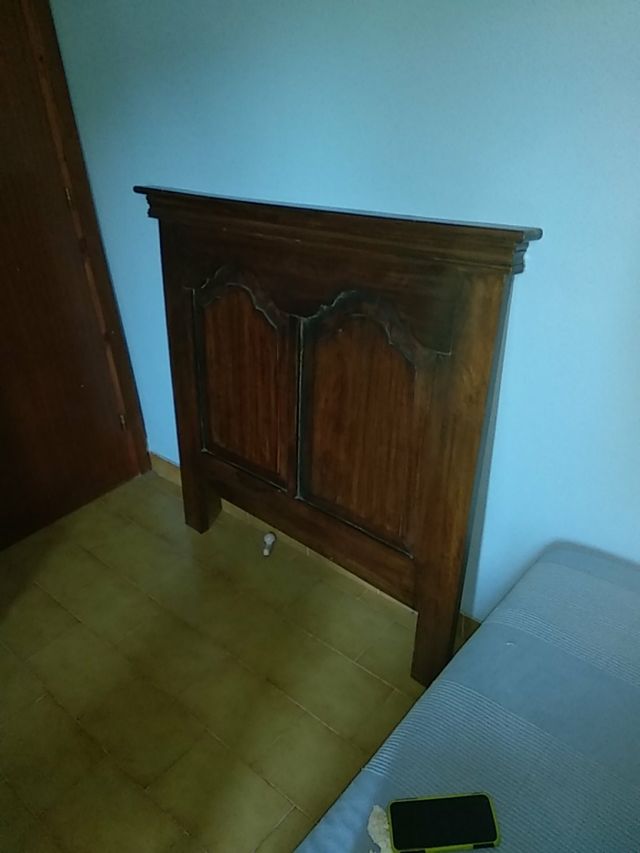 Cabecero cama madera maciza