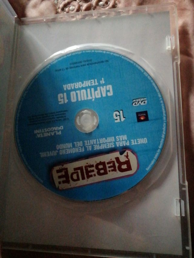 DVD de la telenovela Rebelde volumen 15
