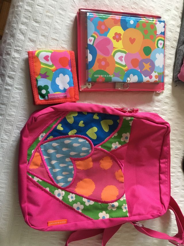 Mochila monedero y diario Ágata Ruiz de la Prada