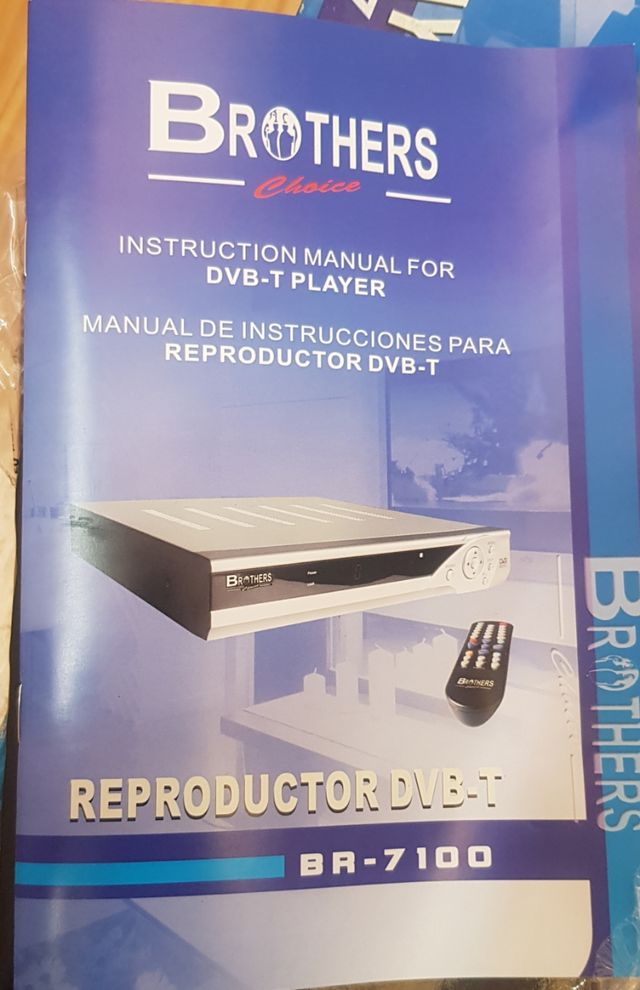 Reproductor DVB-T (TDT) Brothers Choice BR 7100