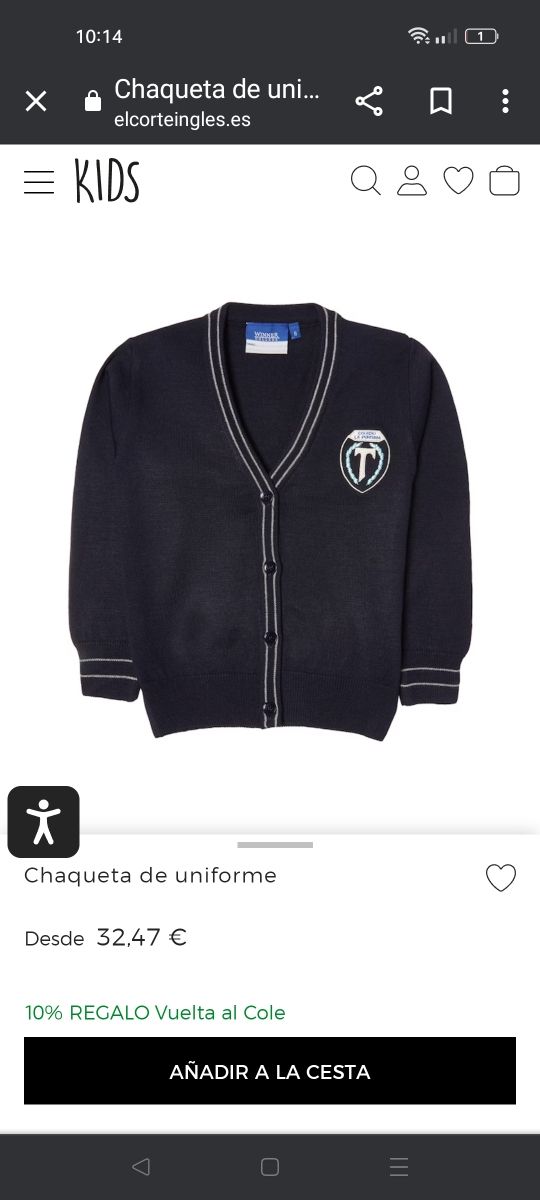 Uniforme colegio La Purísima lote completo 30€!!!!