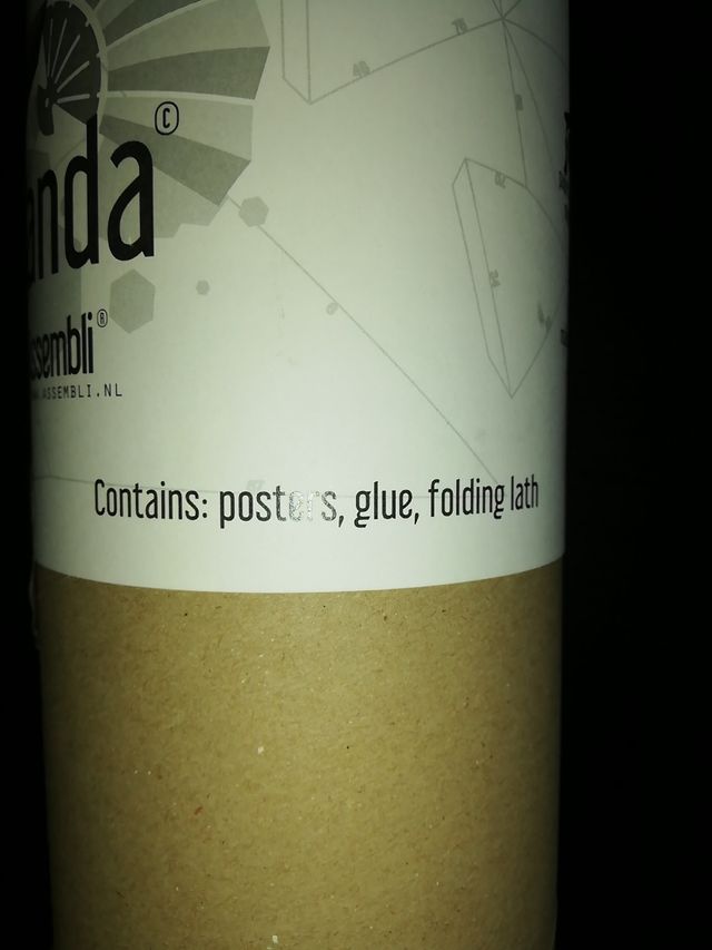 Puzzle 3D con testa di panda