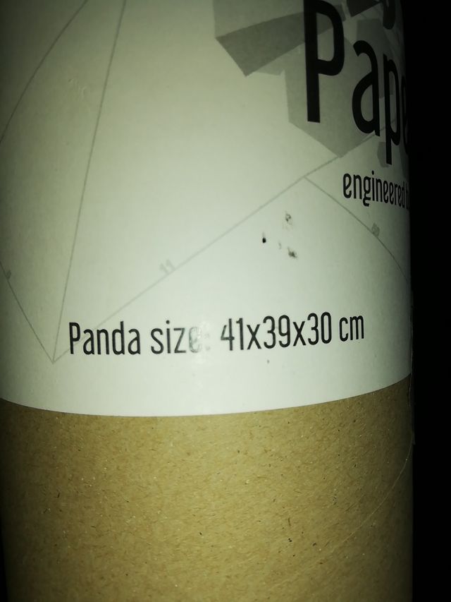 Puzzle 3D con testa di panda