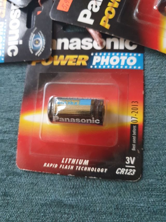 PILA PANASONIC POWER PHOTO CR123 3V !!