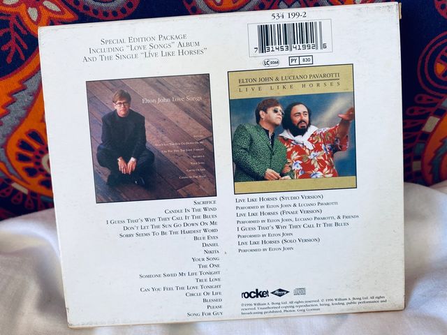 CD Elton Jhon - Love Songs (Special Edition)