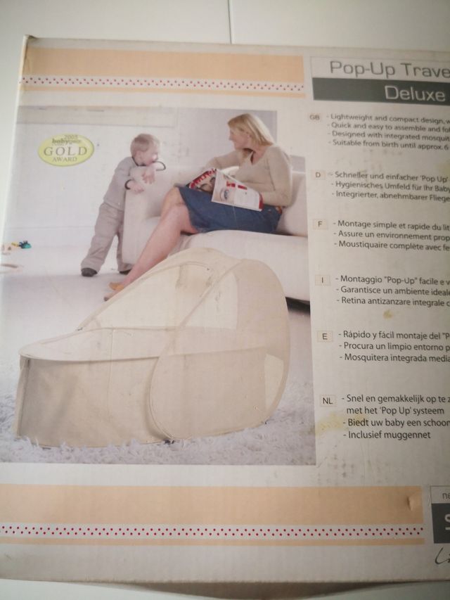 cuna de viaje Samsonite.