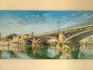 cuadro puente de triana ikea cuadro puente de triana ikea