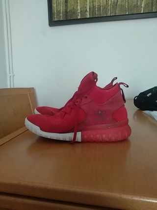 zapatillas adidas rojas mujer