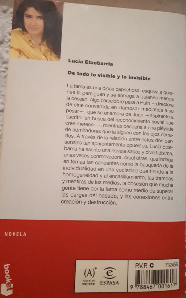 De todo lo visible y lo invisible de L. Etxebarría