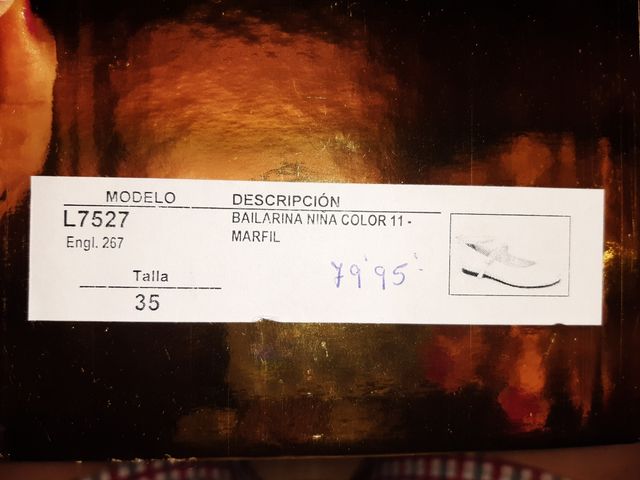 Zapatos niña comunión talla 35