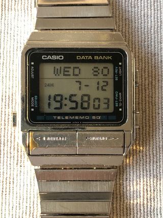 ANTIGUO RELOJ CASIO TELEMEMO 50 262 DB-510 de segunda mano por 39 EUR en  Getafe en WALLAPOP