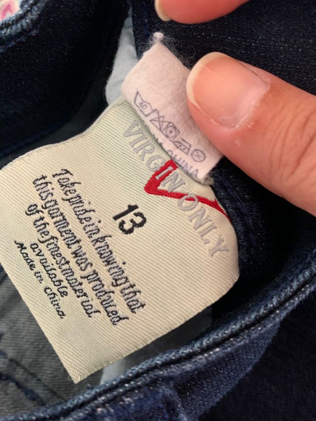 Pantalón corto jeans oscuro