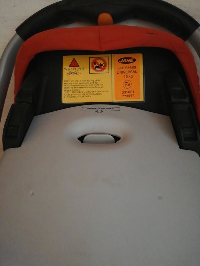 SILLA DE COCHE. JANE GRUPO 0