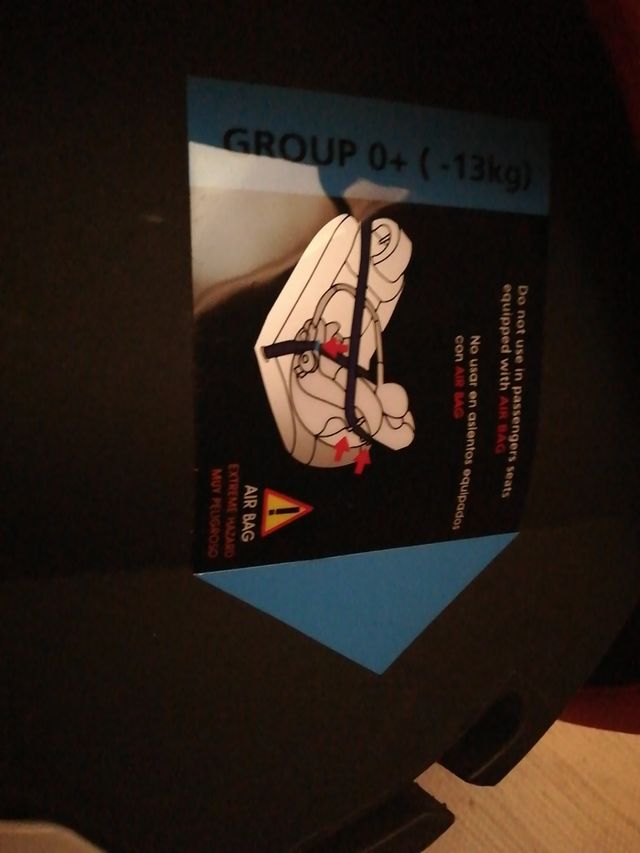 SILLA DE COCHE. JANE GRUPO 0