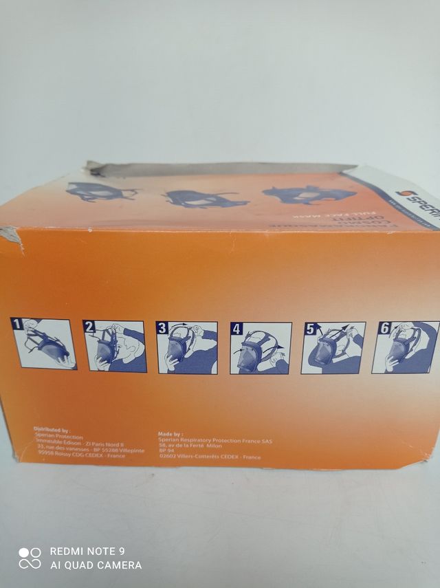 MASCHERA DI PROTEZIONE RESPIRATORIA COMPLETA.