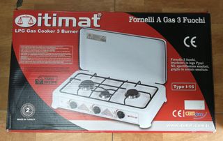 Cocina de gas Itimat L-16 de segunda mano por 45 EUR en Bormujos en WALLAPOP