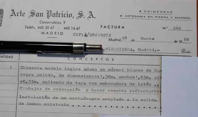 Frente de Chimenea Mármol de segunda mano por 1.500 € en Molino de La