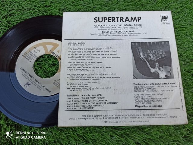 Single año 1978 Supertramp