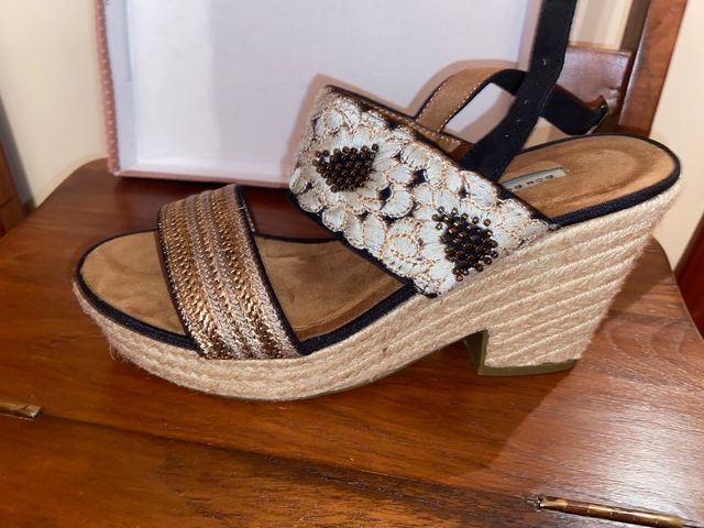 Sandalia esparto bon bon chic