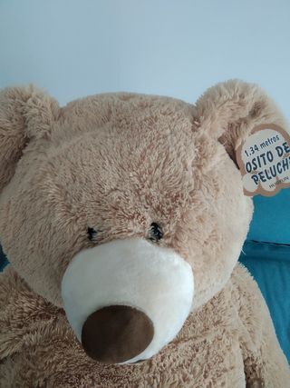 hugfun oso de peluche gigante de 134 cm