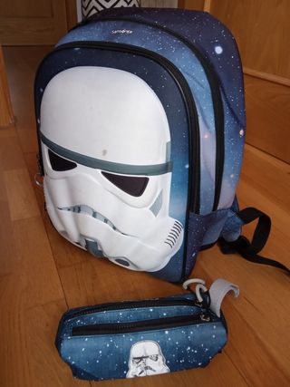 Mochila escolar y estuche Samsonite, Star Wars de segunda mano por 15 € en  La Cabrera en WALLAPOP