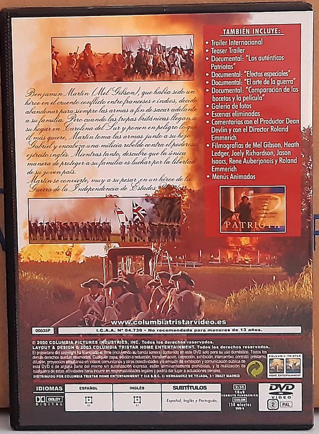 El Patriota (2000) de Roland Emmerich