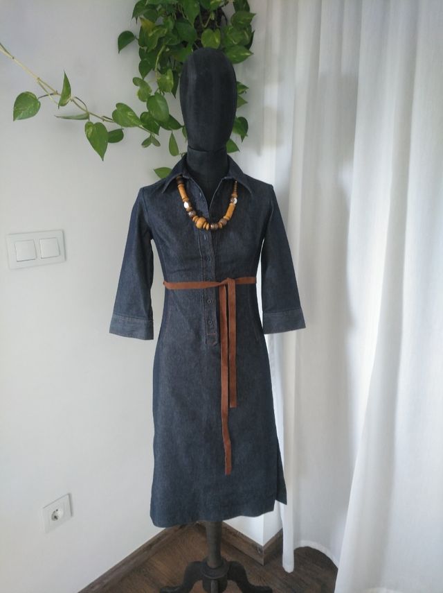 VESTIDO ZARA VAQUERO T.36
