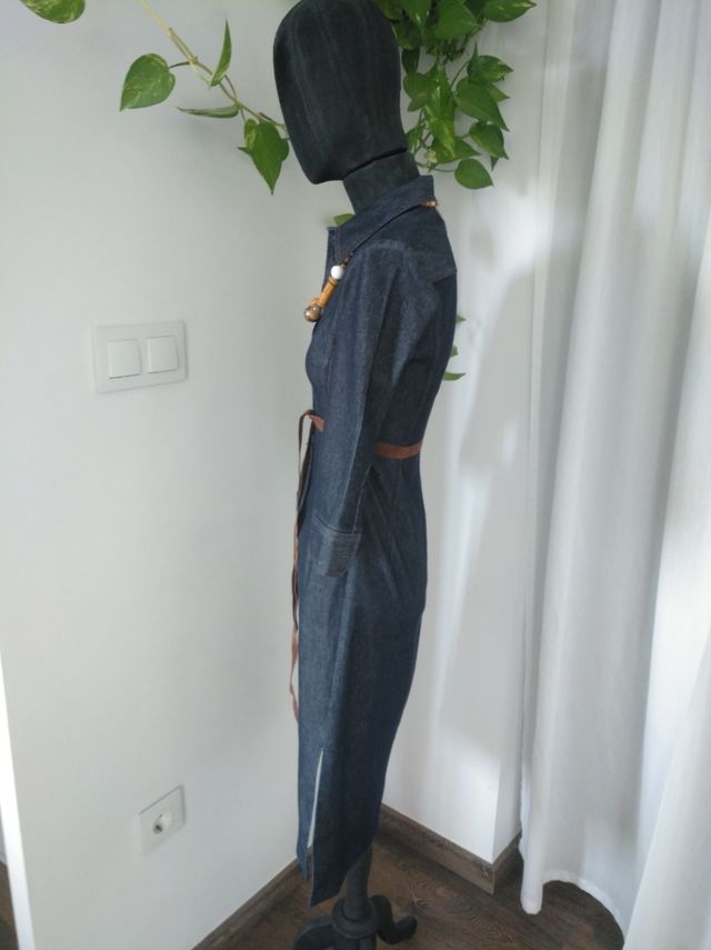 VESTIDO ZARA VAQUERO T.36