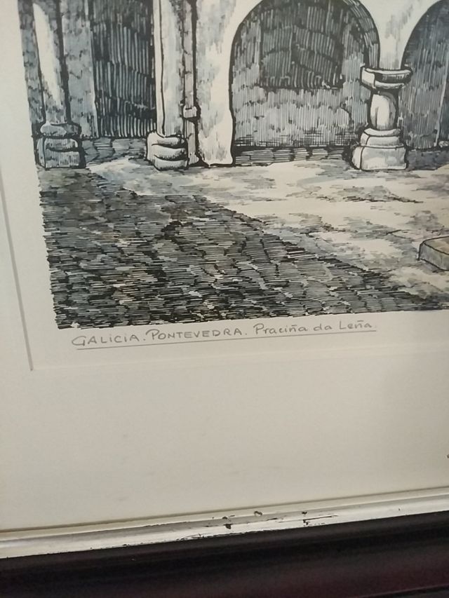 Litografía, Praciña da Leña