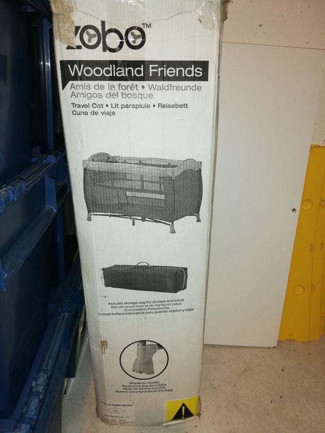 lettino da viaggio, usato una sola volta