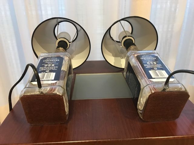 Pareja de Lámparas artesanales