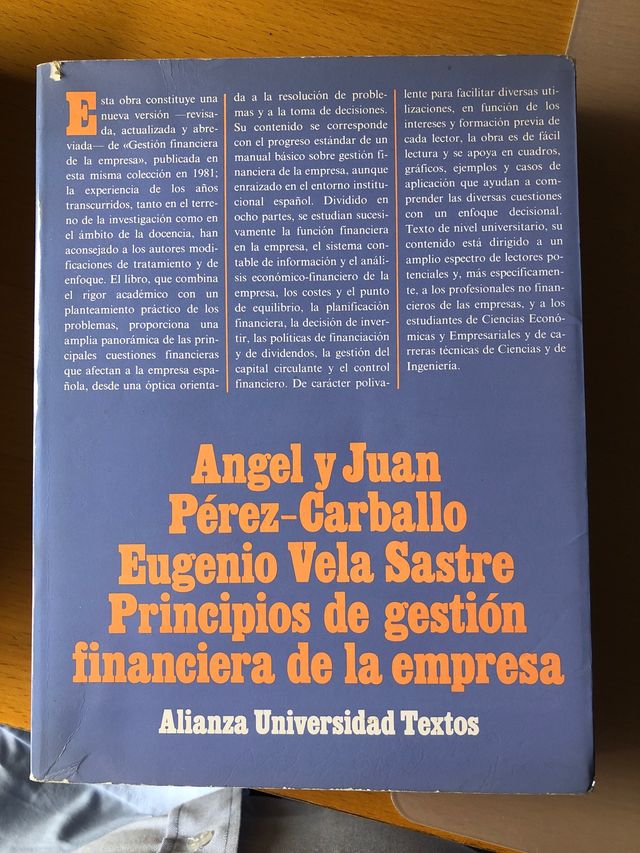 Principios de GESTION Financiera de la Empresa