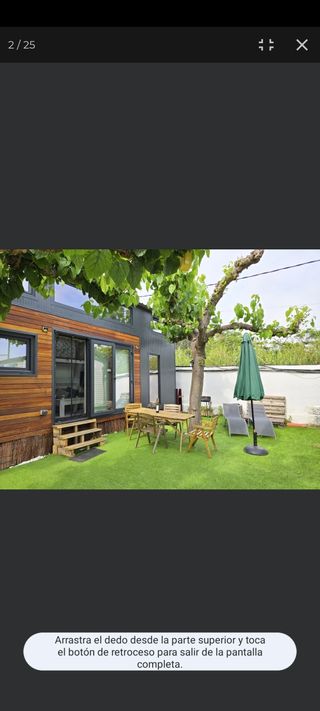 Tiny House de 2 plantas, 2 dormitorios y amueblada