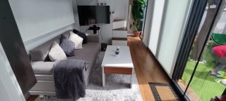 Tiny House de 2 plantas, 2 dormitorios y amueblada