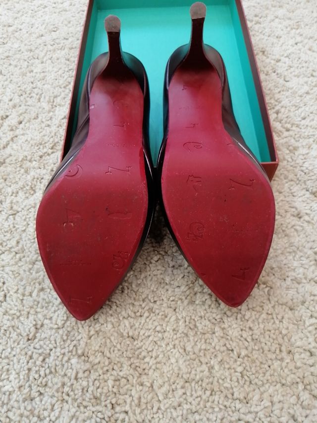 Zapatos Sara Navarro color berenjena