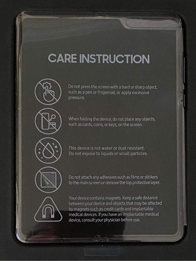 Samsung Galaxy Fold nero 512 Gb