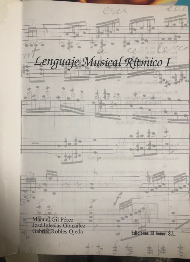 Libro Lenguaje Musical I