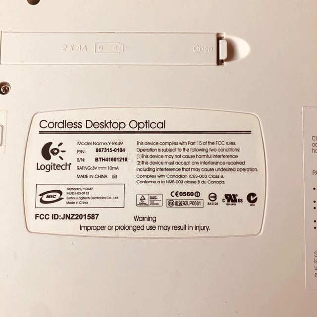 Teclado inalámbrico