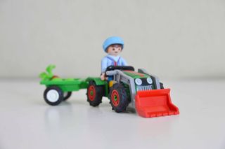 tractor playmobil juguettos