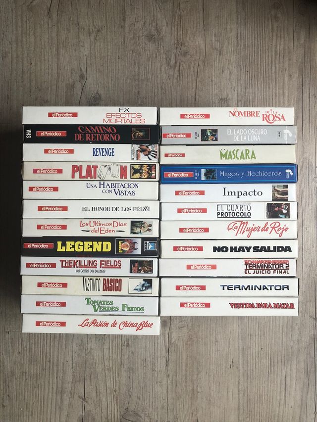 Molti film in VHS