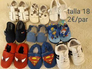 Calzado bebé talla 18 de segunda mano por 2 EUR en Logroño en WALLAPOP