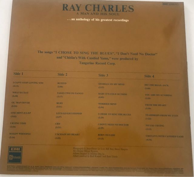 Álbum doble LP - A Man And His Soul Ray Charles 