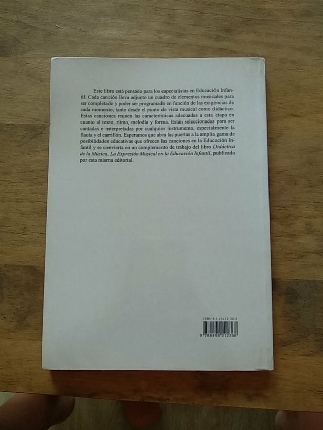 Repertorio de canciones para la educación infantil