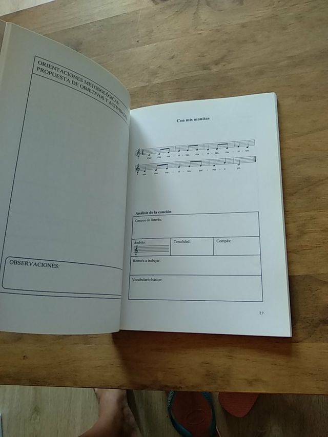 Repertorio de canciones para la educación infantil