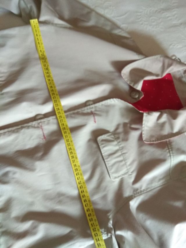 Vendo gabardina mujer talla L reversible