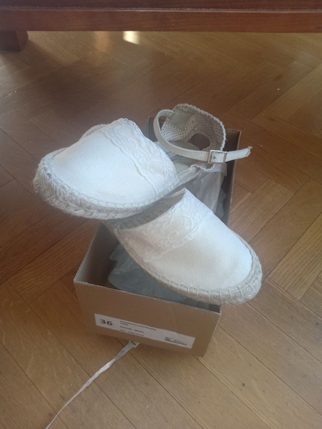 Zapatos comunión (alpargata)