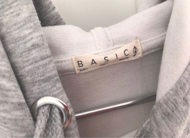 Sudadera gris Stradivarius