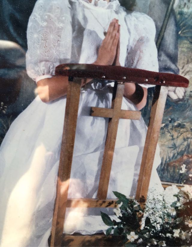 Vestido de comunión/ confección artesanal