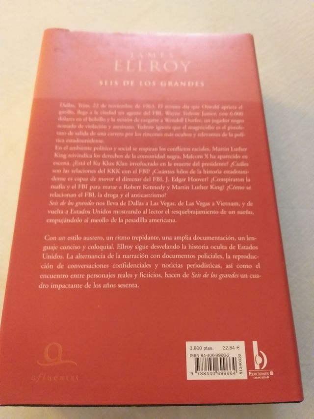 SEIS DE LOS GRANDES.James Ellroy